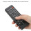 R017F telecomando per CP-X2520/253/254, 2xAA, 10m 7