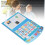 Libro elettronico per bambini blu 25x22x2 cm, 3xAA 15