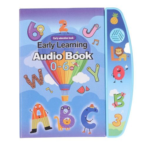 Libro elettronico per bambini blu 25x22x2 cm, 3xAA 2
