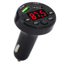 E6 Modulateur MP3 Bluetooth 5.0 pour voiture 65 g noir 32 Go