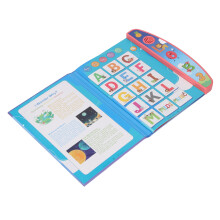 Livre électronique éducatif rose 25 x 22 x 2 cm, 3 piles AA