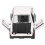 Modellino di auto con porte apribili, Pull-Back 8,5x4x2,5 cm 2