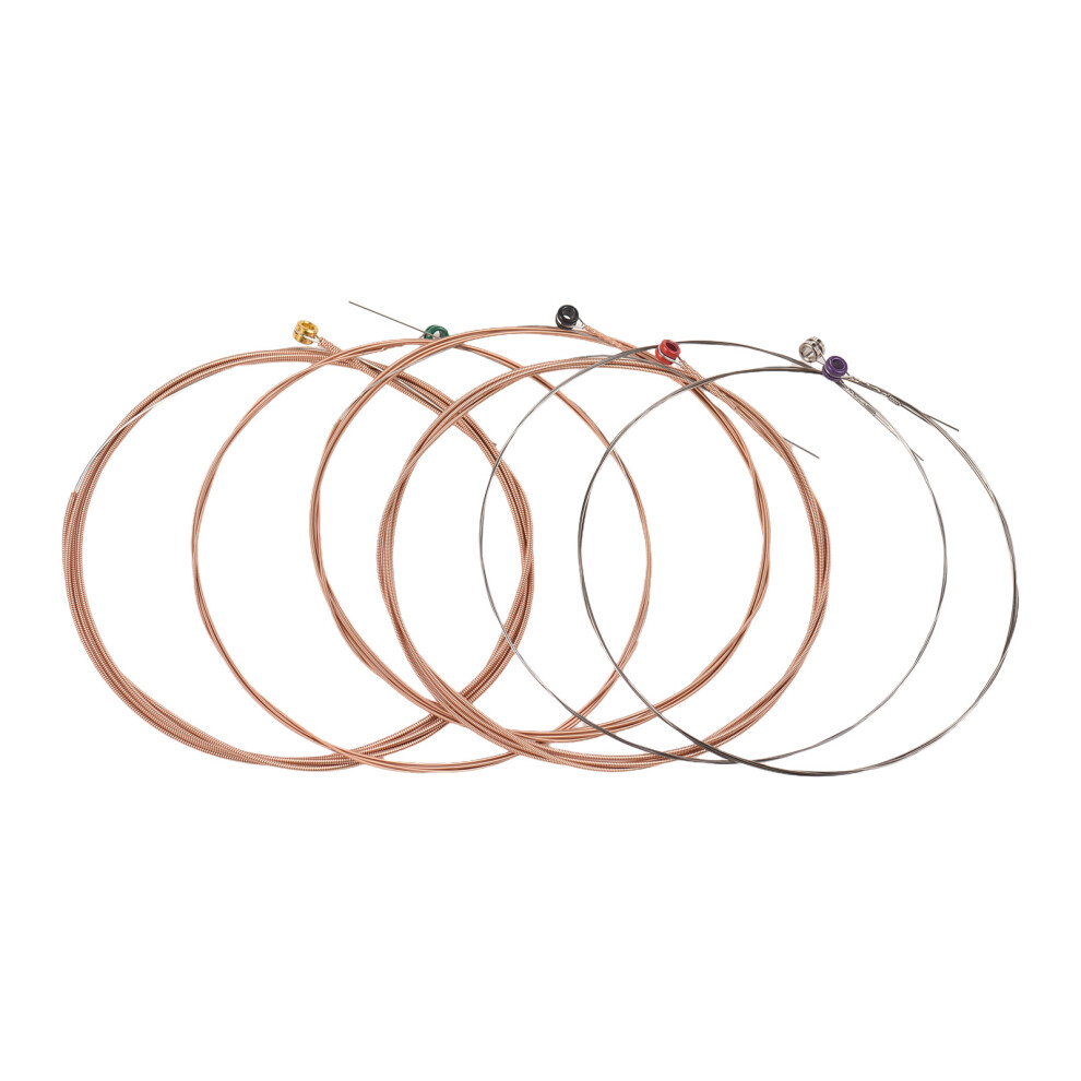 Ziko 1 Set of 6 Acoustic Guitar Strings Acoustic Guitar Strings Replacement Steel String Guitar Accessories Kit for Acoustic Guitar Beginne