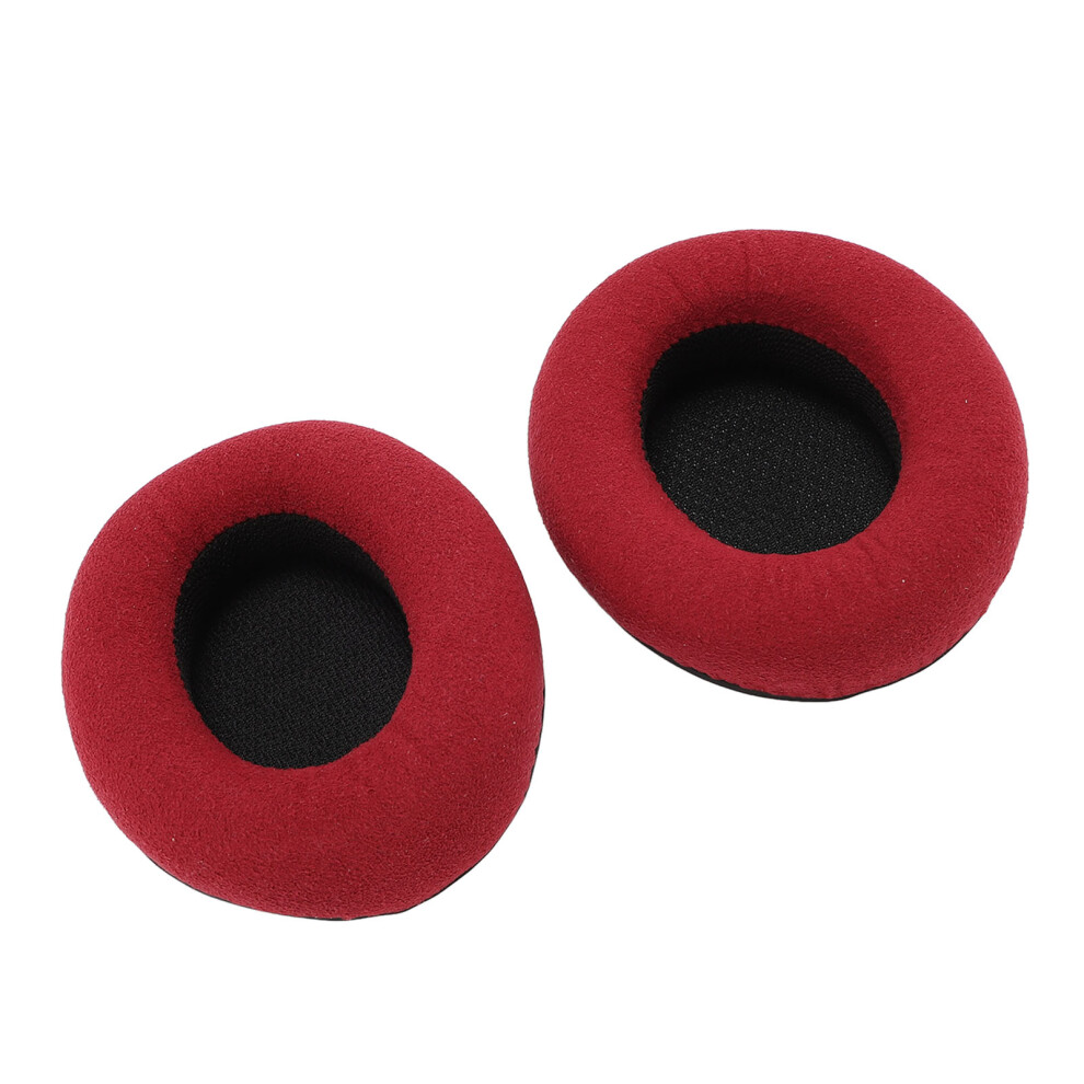 2Pcs Headset Pads Memory Foam Ear Cover Cushion Replacement For Focal Listen Wireless Headphone Red 9411322868710