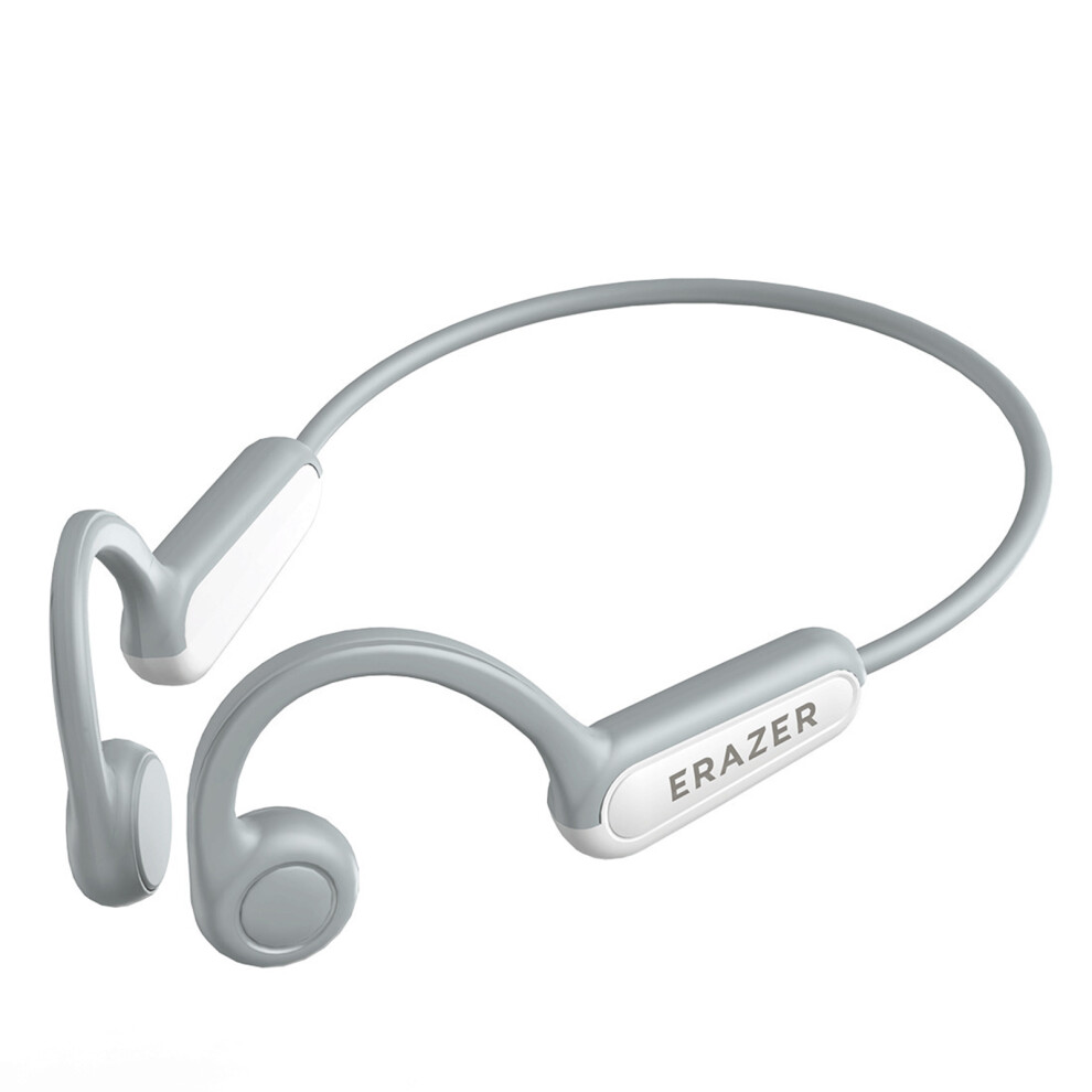 Bone Conduction Headphones Wireless Bt Headset Built In Mic Noise Cancelling Ip56 Water Resistant Sports Earphones For Running White 6921322868946