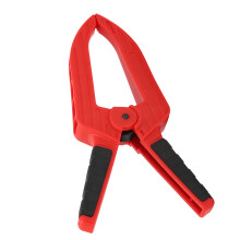 Spring Clamp with Long Flat Nose Plastic Fixing Clamp Woodworking Fixture Accessory3in Opening 75mm Deep 110mm
