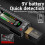 Testeur de batterie compact - noir, 9,5  3,95  1,9 cm 13
