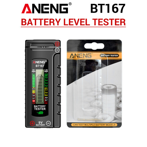 Tester per batterie 1,2V-4,8V 9,45x3,9x1,8 cm Nero 1