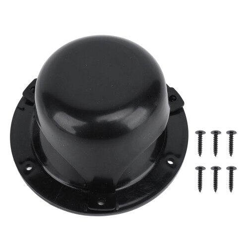 Capuchon de ventilation ABS noir, résistant aux odeurs pour remorque 2