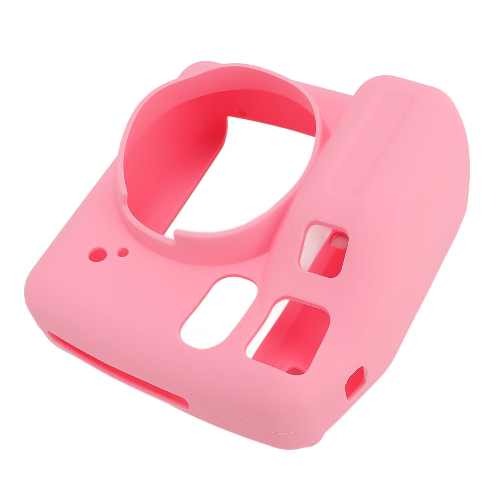 Instant Camera Silicone Protective Case For Se Wear Fall Resistant Soft Shell Pure Color Pink 3551322871078