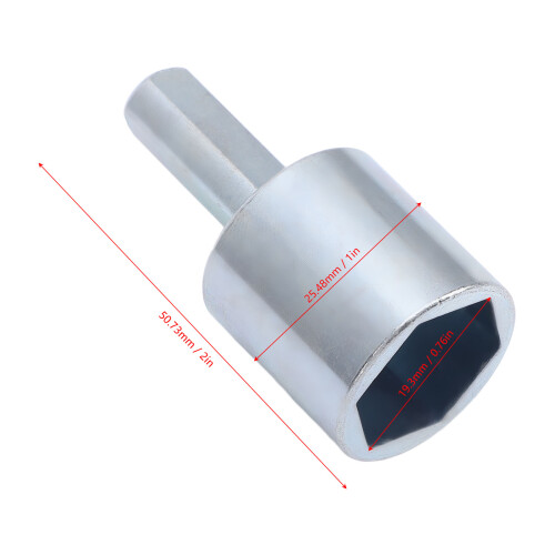 RV Leveling Scissor Jack Socket Drill Adapter Optimal Performance Iron for 3/4in Hex Drive Jacks 1