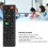 Télécommande pour MS517, TH682ST, MX720 - ABS+Silicone 7