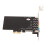 Scheda audio PCI-E a 6 canali CMI8738 nera 6