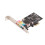 Scheda audio PCI-E a 6 canali CMI8738 nera 15