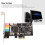Scheda audio PCI-E a 6 canali CMI8738 nera 7