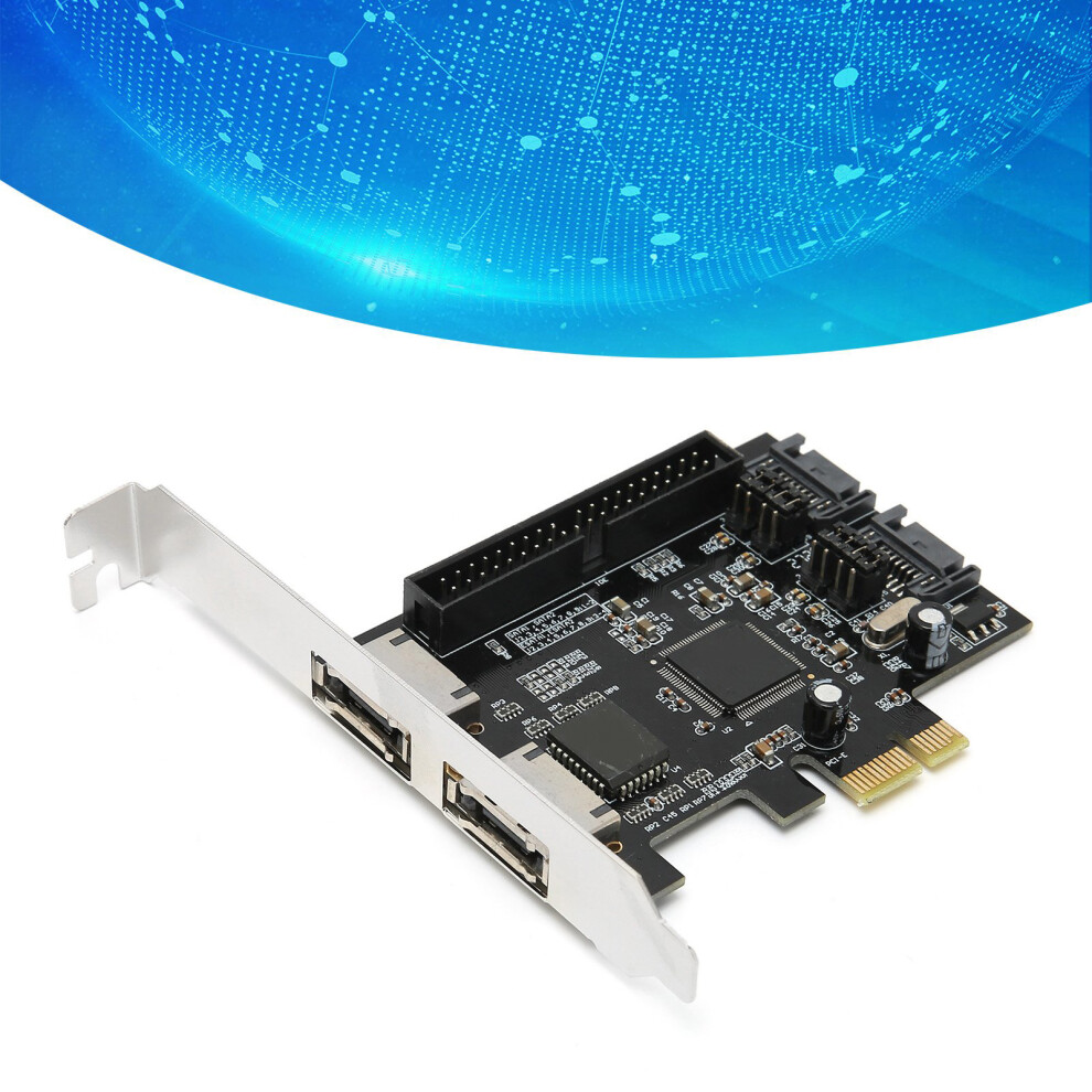Adapter Card Pcie To Sata Esata Ide Pcb Network Converter Computer Hardware With Driver Cd Black 7621322874846
