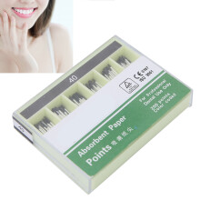 200 points endodontiques en papier #40 noir