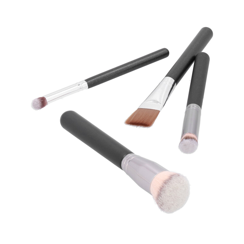4PCS Makeup Brushes Set Soft Bristles Cosmetic Brushes for Foundation Concealer Blush Powder