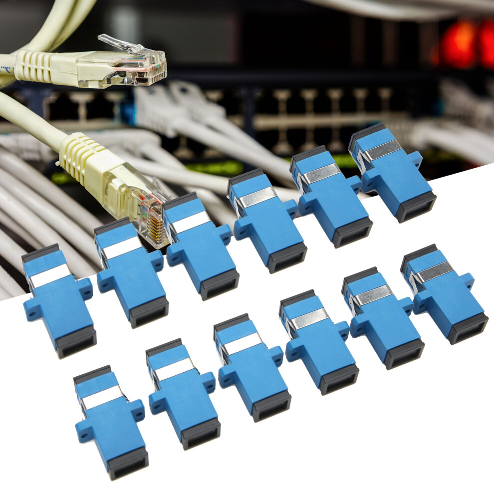 50Pcs Fiber Optic Coupler Sc-Sc Simplex Flange Connector Adapter Industrial Supplies 7891322874911