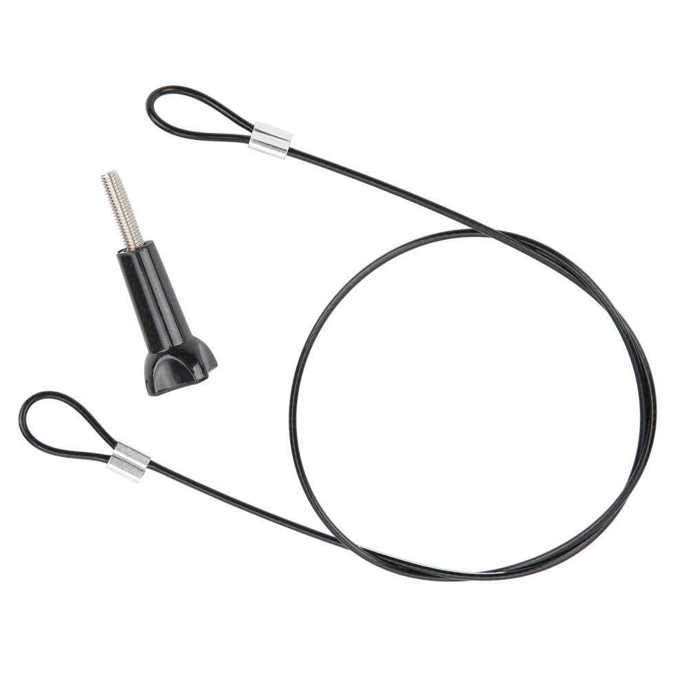 60Cm Stainless Steel Antilost Tether Lanyard With 1/4In Screw For Gopro/Osmo Action 9361322876751