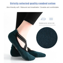 Chaussettes de sport en coton peigné antidérapantes 2 paires à points antidérapants Australie