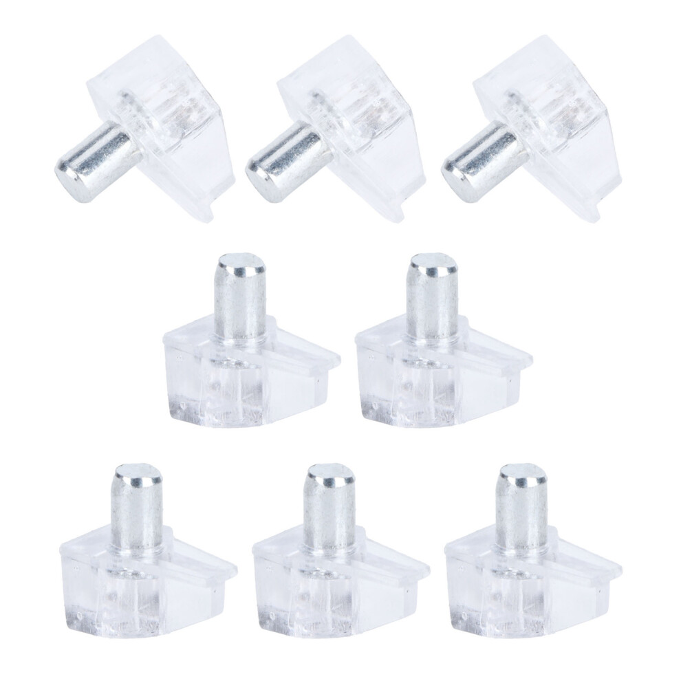 50Pcs Clear Shelf Support Pegs Shelf Holder Pins Bracket Cabinet Clips Holder Furniture Hardware 4131322879435