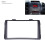 Sorento cadre de façade 2DIN pour navigation ABS 8