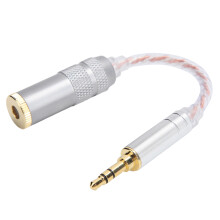 Cavo audio ZX300A da maschio a femmina, 14 cm, 4 mm, 3,5 mm.