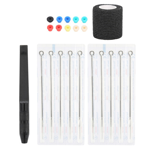 Ago da tatuaggio 3RL; Penna Black Hand 12,8 cm / 1,8 m 1