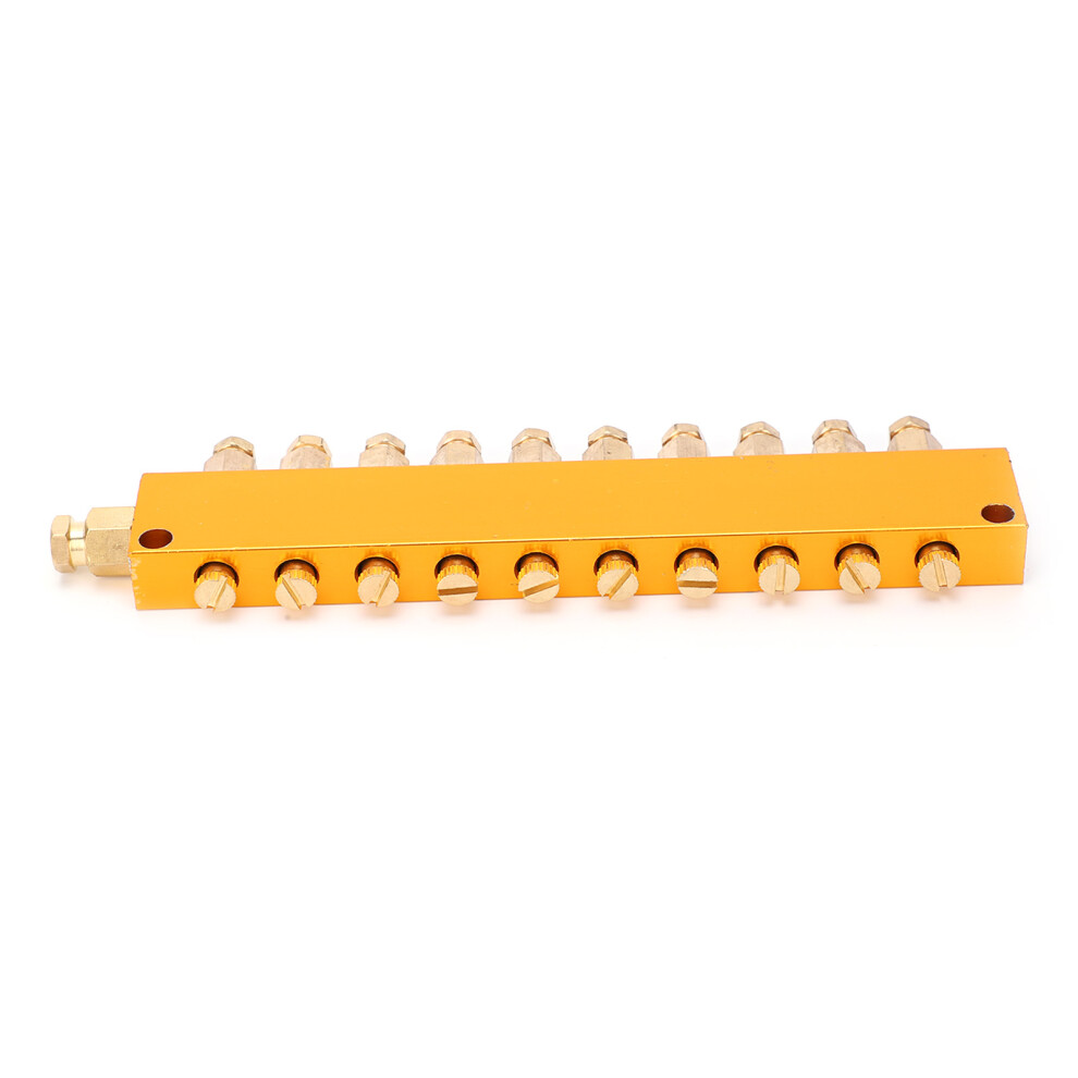 Oil Distributor Adjustable Lube Oil Piston Separator 1 Inlet 10 Outlet Lubrication System 4951322880930