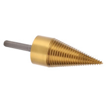 Vite trapano conico da 42 mm placcata titanio e bit esagonale da 144 mm