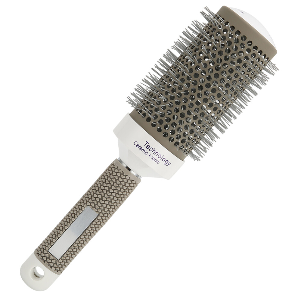 Round Brush Hair Blow Drying Styling Ionic Roll Nylon Bristles Blow Dryer Hairbrush Comb53#