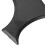 Modello di sagomatura della barba - Accessorio in plastica nera 11