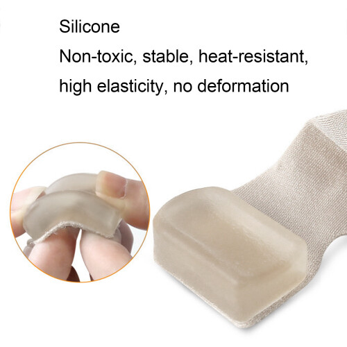Correttore elastico per alluce valgo con avvolgimento in silicone 2