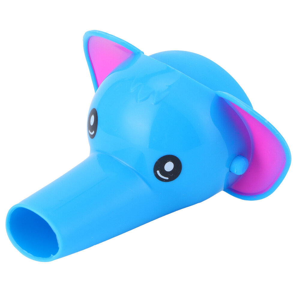 Lovely Cartoon Faucet Extender Water Nozzle Extender for Baby Kid Hand Washing SuppliesBlue