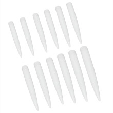 120 pezzi Punte per unghie extra lunghe stiletto colore naturale