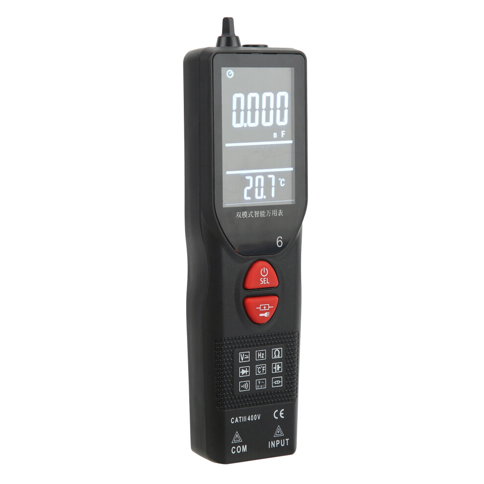 Dual Mode Smart Multimeter Handheld Multifunction Digital Dc/Ac Voltage Meter Detector 4641322885140