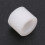 100 pièces d’anneaux en silicone à code couleur blancs, taille unique 11