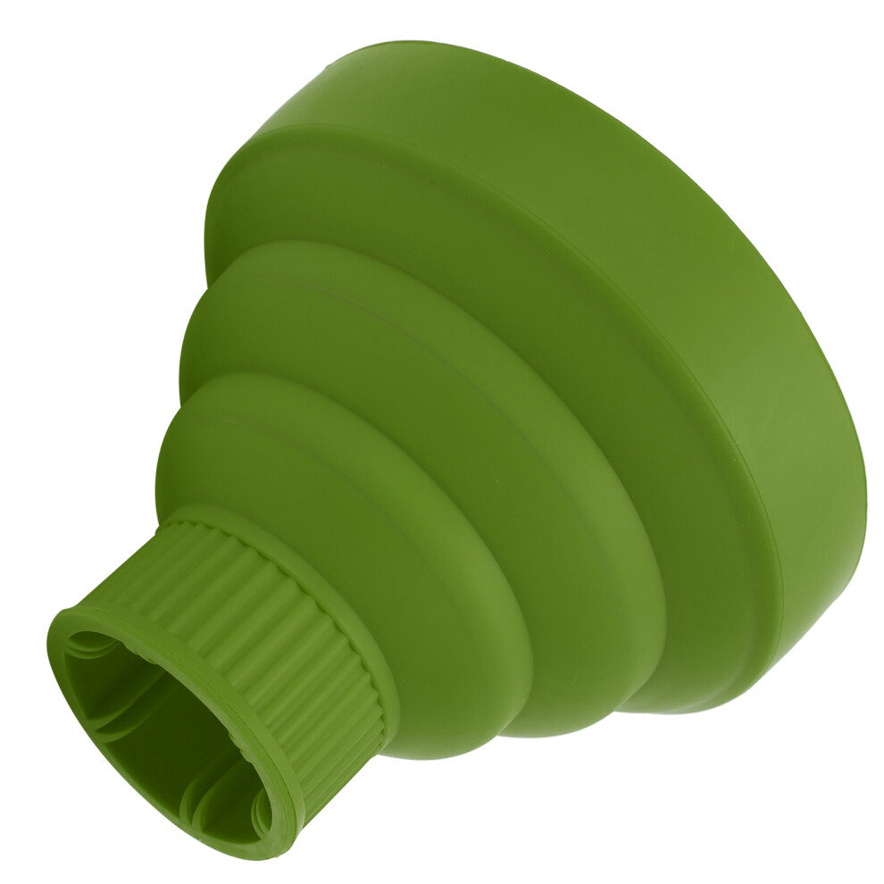 Universal Collapsible Hair Dryer Diffuser Portable Travel Folding Hair Blow Dryer DiffuserGreen