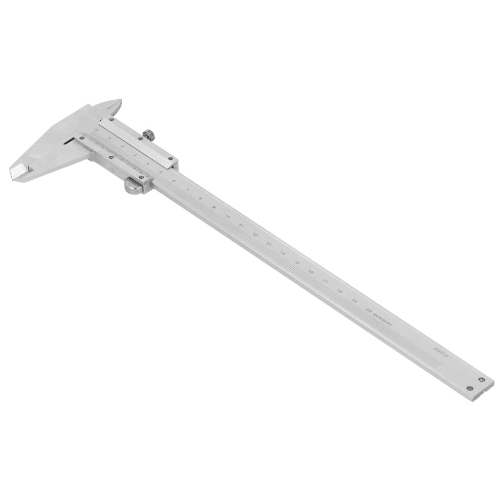 Vernier Scale High Carbon Steel Measurement Gauge Ruler Tool For Workpieces Width(0-200Mm ) 8731322888602