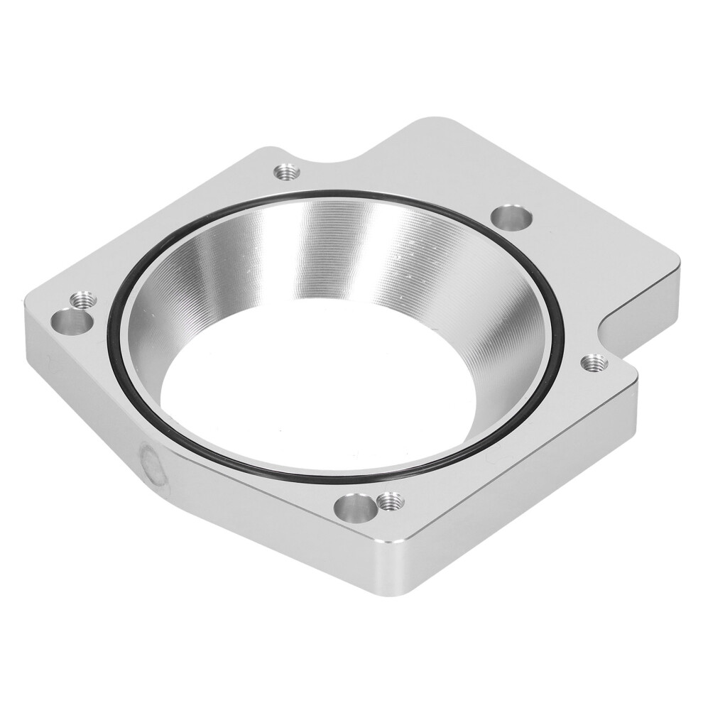 4In Intake Manifold Throttle Body Adapter Aluminum Alloy Spacer Fit For Gm Ls1 Ls2 Ls6 Lsx Ls4silver 3421322889611