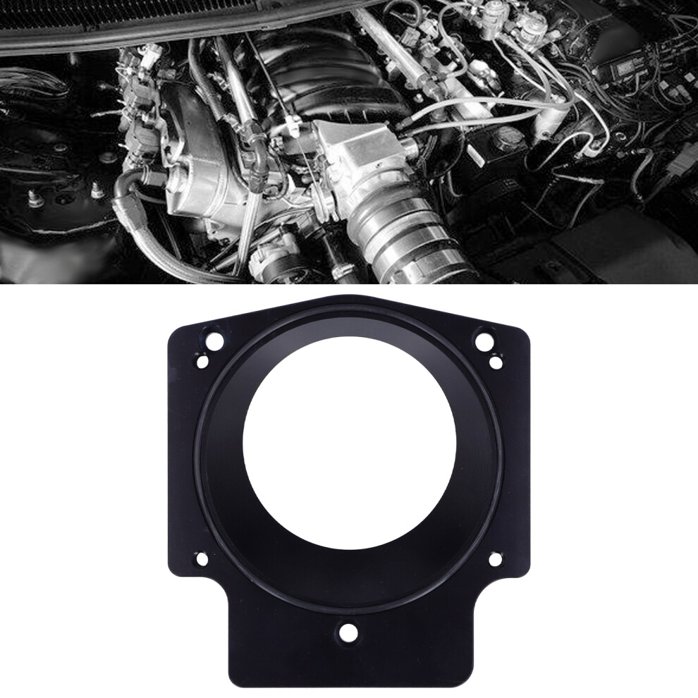 3.6In Intake Manifold Throttle Body Adapter Spacer Fit For Gm Gen Iii Ls1 Ls2 Ls6 Lsx Ls4black 6951322889597