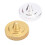 4Pcs Camera Shutter Release Button Metal Concave Shutter Button for Fujifilm X Series 12