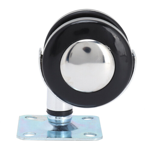 Roulette universelle auto-directionnelle 67x48 mm zinguée 117 g 2