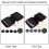 Knitting Needles Set Interchangeable Portable Removable Sweater Circular Knitting Tools 13
