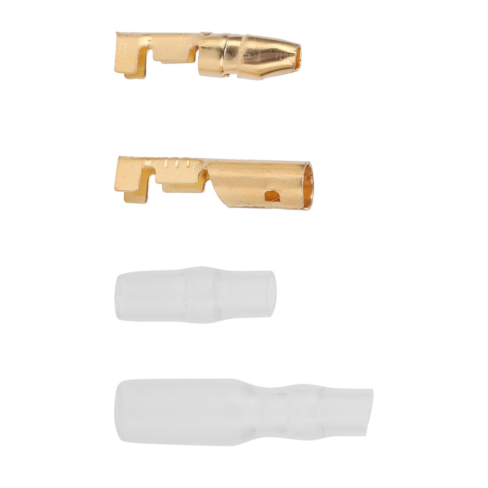 200Pcs 4.0Mm Terminal Connector Car Electrical Wire Connector Gold Industrial Supplies 9351322891618