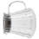 500 ml Bouilloire en verre borosilicate clair+caoutchouc 12