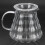 500 ml Bouilloire en verre borosilicate clair+caoutchouc 5