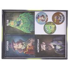 Cadeau n3 Jeu de cartes de rôle pour fête, carré 7,5 5,5 cm