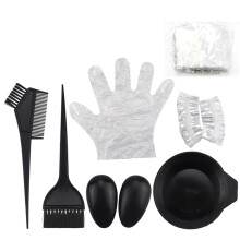 Kit de teinture capillaire 7 pièces, noir, 21,5 11 7 cm, 38 g